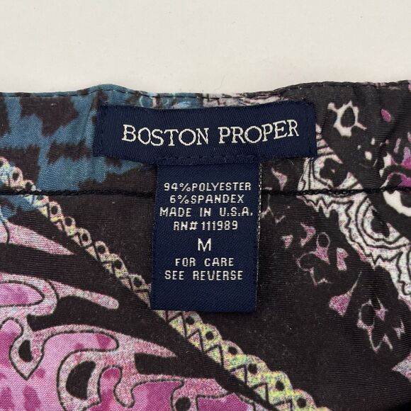 Boston Proper Boho Goddess Strapless Maxi Dress Size M Hippie Medallion Beading - Picture 10 of 14